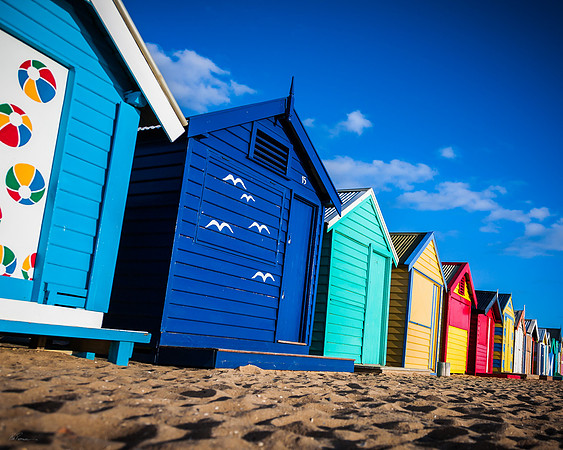 Melbourne Bathing Boxes
